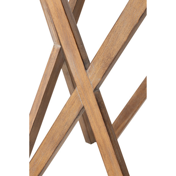 Latitude Run® Rustic Round Rustic End Table, Boho Nightstand Wayfair